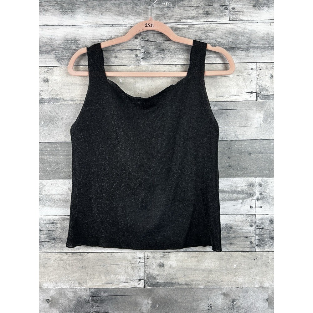 Esteve Small Black Sleeveless Blouse
